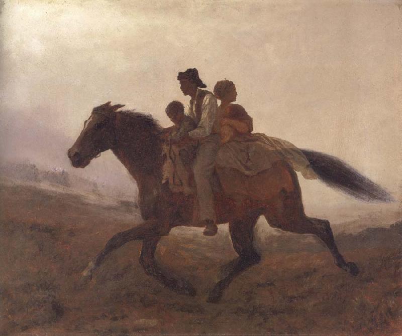 Eastman Johnson A Ride for Liberty China oil painting art